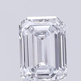0.89ct Emerald Lab Grown Diamond (Colour E, Clarity VVS1, IGI Certified)