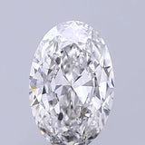 0.89ct Oval Lab Grown Diamond (Colour G, Clarity VS2, IGI Certified)