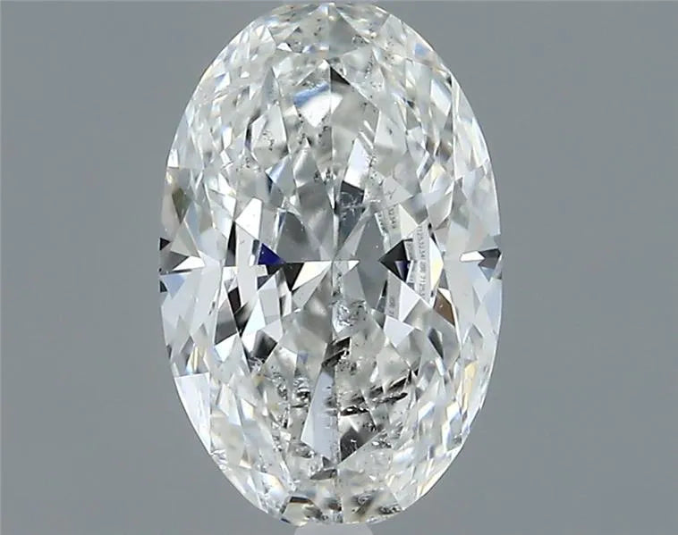 0.90ct Oval Natural Diamond (Colour F, Clarity I1, Cut VG, IGI Certified)