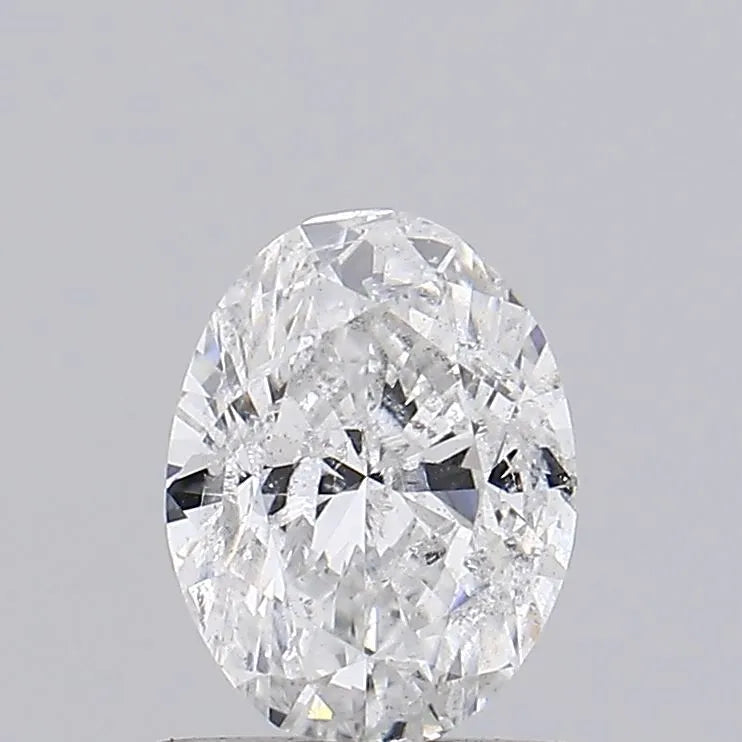 0.90ct Oval Natural Diamond (Colour F, Clarity I1, Cut VG, IGI Certified)
