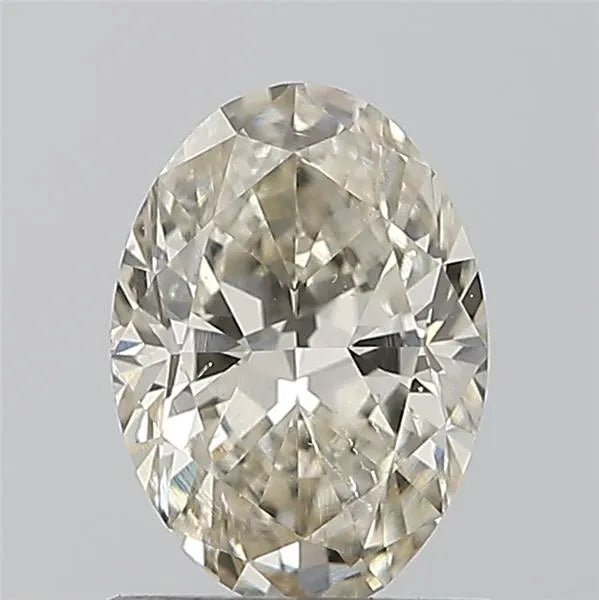 0.90ct Oval Natural Diamond (Colour K, Clarity SI1, Cut VG, IGI Certified)