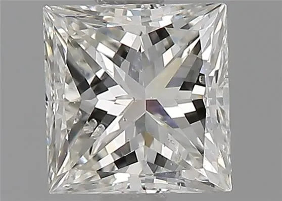 0.90ct Princess Natural Diamond (Colour H, Clarity SI1, GIA Certified)