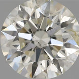 0.90ct Round Natural Diamond (Colour K, Clarity I2, Cut EX, GIA Certified)