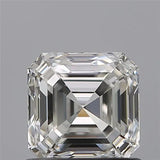 0.90ct Square emerald Natural Diamond (Colour G, Clarity IF, GIA Certified)
