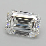 0.93ct Emerald Lab Grown Diamond (Colour F, Clarity VS2, Uncertified)