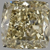 0.96ct Cushion brilliant Natural Diamond (Colour Fancy Yellow, Clarity VS2, Cut GD, GIA Certified)
