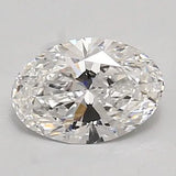0.96ct Oval Lab Grown Diamond (Colour D, Clarity VVS2, IGI Certified)
