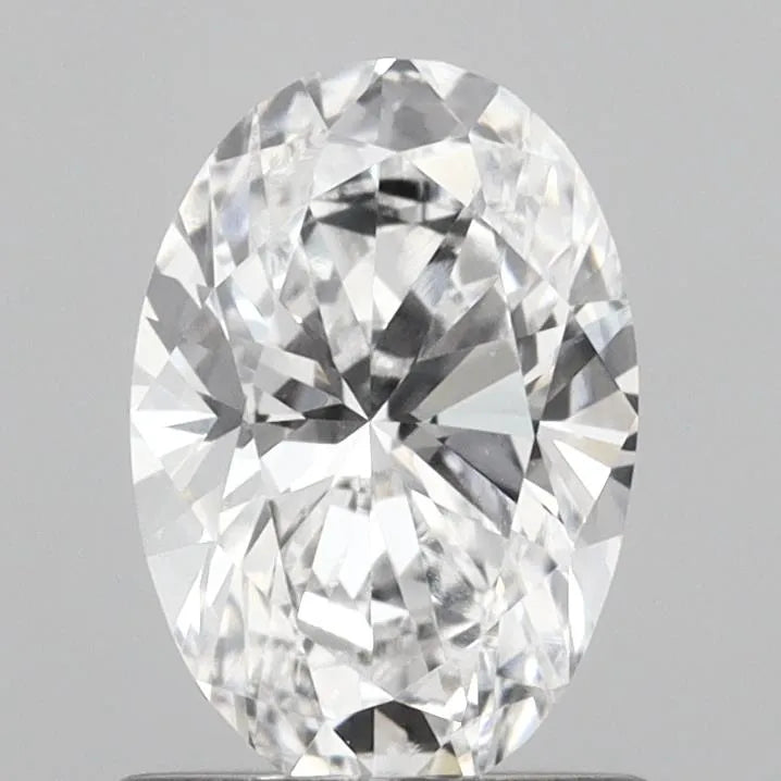 0.96ct Oval Lab Grown Diamond (Colour D, Clarity VVS2, IGI Certified)