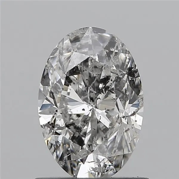 0.96ct Oval Natural Diamond (Colour G, Clarity I1, Cut VG, IGI Certified)