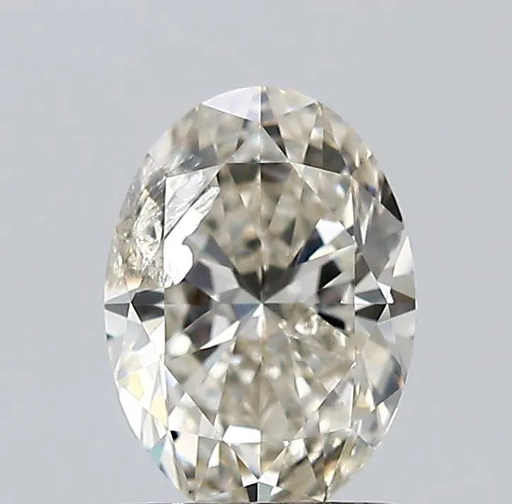 0.96ct Oval Natural Diamond (Colour I, Clarity I1, Cut VG, IGI Certified)