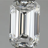 0.97ct Emerald Lab Grown Diamond (Colour D, Clarity VVS2, IGI Certified)