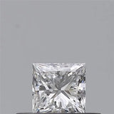 0.23ct Princess Natural Diamond (Colour D, Clarity VS2, GIA Certified)