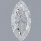 0.54ct Marquise Natural Diamond (Colour H, Clarity I2, Cut VG, IGI Certified)