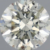 0.50ct Round Natural Diamond (Colour K, Clarity I1, Cut VG, IGI Certified)