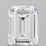 1.00ct Emerald Lab Grown Diamond (Colour D, Clarity VVS2, IGI Certified)