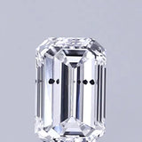 1.00ct Emerald Lab Grown Diamond (Colour E, Clarity SI2, IGI Certified)