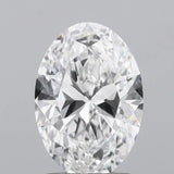 1.00ct Oval Lab Grown Diamond (Colour E, Clarity VS2, Uncertified)