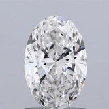 1.00ct Oval Lab Grown Diamond (Colour F, Clarity VS2, IGI Certified)