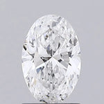 1.00ct Oval Lab Grown Diamond (Colour F, Clarity VVS2, IGI Certified)