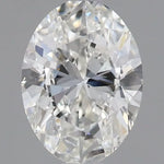 1.00ct Oval Natural Diamond (Colour H, Clarity SI2, Cut EX, GIA Certified)
