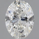 1.00ct Oval Natural Diamond (Colour H, Clarity SI2, Cut EX, GIA Certified)