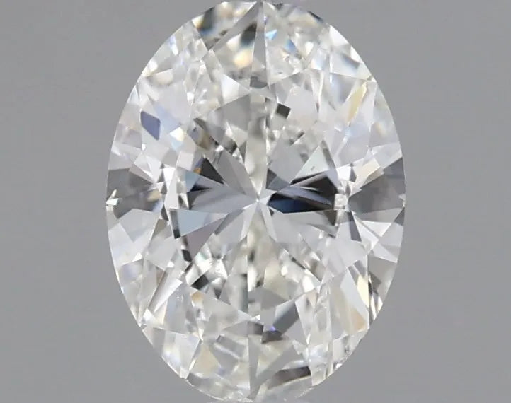 1.00ct Oval Natural Diamond (Colour H, Clarity SI2, Cut EX, GIA Certified)