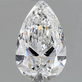 1.00ct Pear Natural Diamond (Colour D, Clarity FL, GIA Certified)