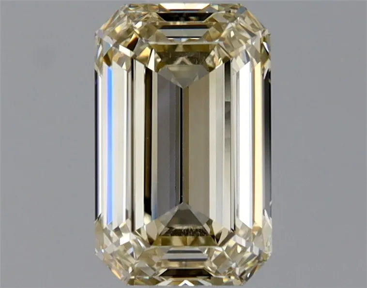 1.01ct Emerald Natural Diamond (Colour Fancy Light Brownish Yellow, Clarity VS1, GIA Certified)