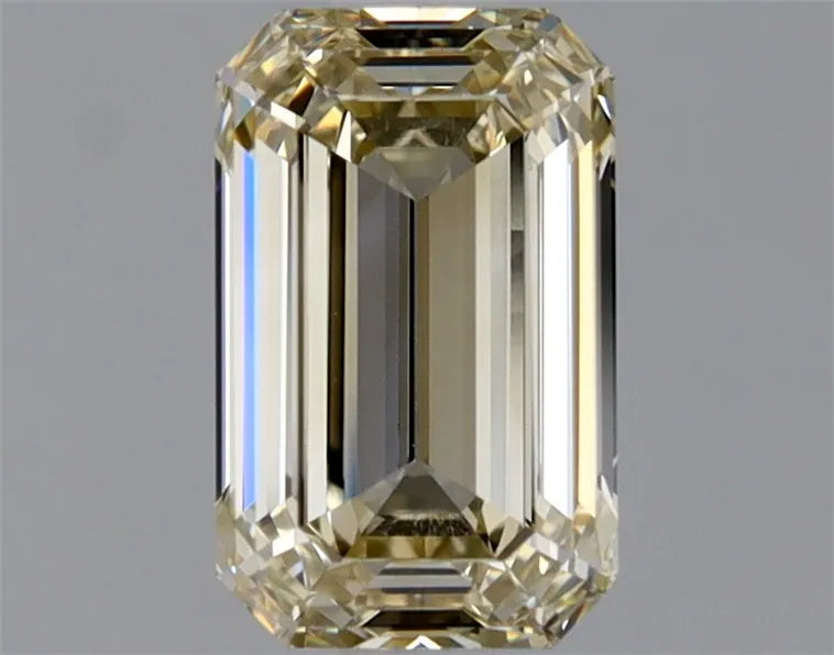 1.01ct Emerald Natural Diamond (Colour Fancy Light Brownish Yellow, Clarity VS1, GIA Certified)