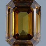 1.01ct Emerald Natural Diamond (Colour Fancy Yellowish Brown, Clarity VS1, Cut GD, IGI Certified)