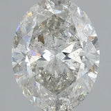 1.01ct Oval Natural Diamond (Colour H, Clarity I1, Cut VG, IGI Certified)