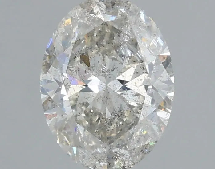 1.01ct Oval Natural Diamond (Colour H, Clarity I1, Cut VG, IGI Certified)