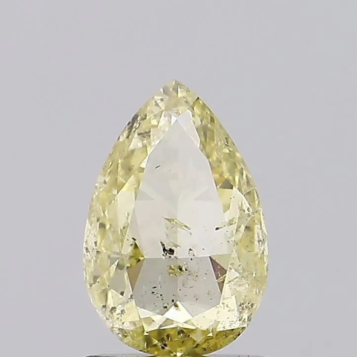 1.01ct Pear Natural Diamond (Colour Fancy Yellow, Clarity I1, GIA Certified)