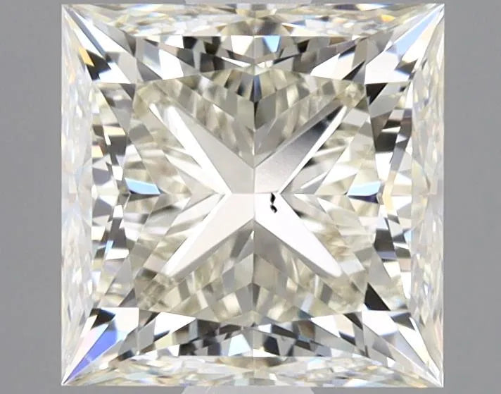 1.01ct Princess Natural Diamond (Colour J, Clarity VS2, HRD Certified)