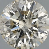 1.01ct Round Natural Diamond (Colour K, Clarity I1, Cut EX, IGI Certified)