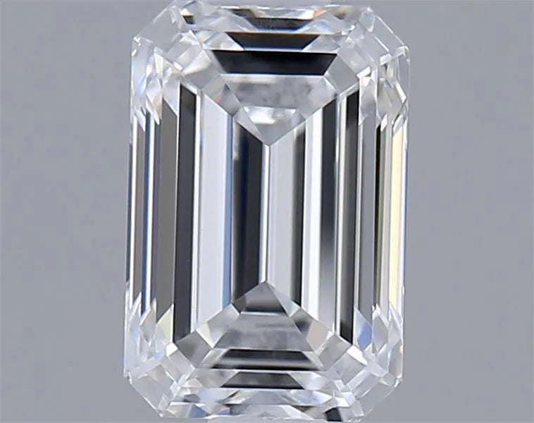 1.02ct Emerald Lab Grown Diamond (Colour D, Clarity IF, IGI Certified)