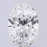 1.02ct Oval Lab Grown Diamond (Colour D, Clarity SI1, IGI Certified)