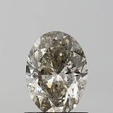 1.04ct Oval Natural Diamond (Colour K, Clarity I1, Cut VG, IGI Certified)