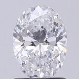 1.08ct Oval Lab Grown Diamond (Colour D, Clarity VVS2, IGI Certified)