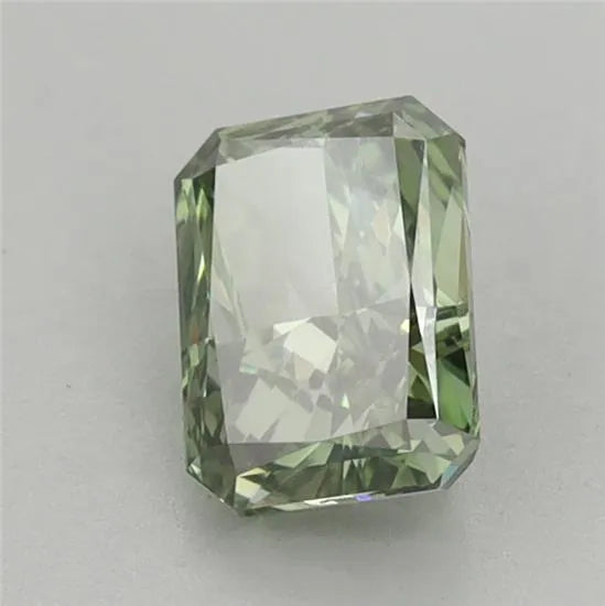 1.09ct Radiant Lab Grown Diamond (Colour Fancy Vivid Green, Clarity VVS2, IGI Certified)