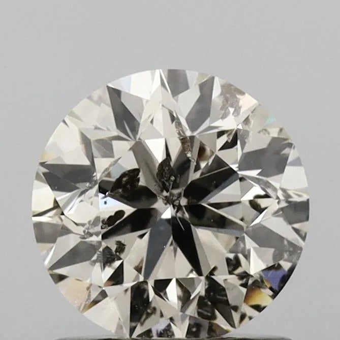 1.10ct Round Natural Diamond (Colour L, Clarity I1, Cut EX, IGI Certified)
