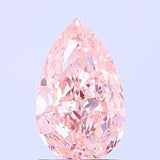 1.12ct Pear Lab Grown Diamond (Colour Fancy Intense Pink, Clarity VVS2, IGI Certified)