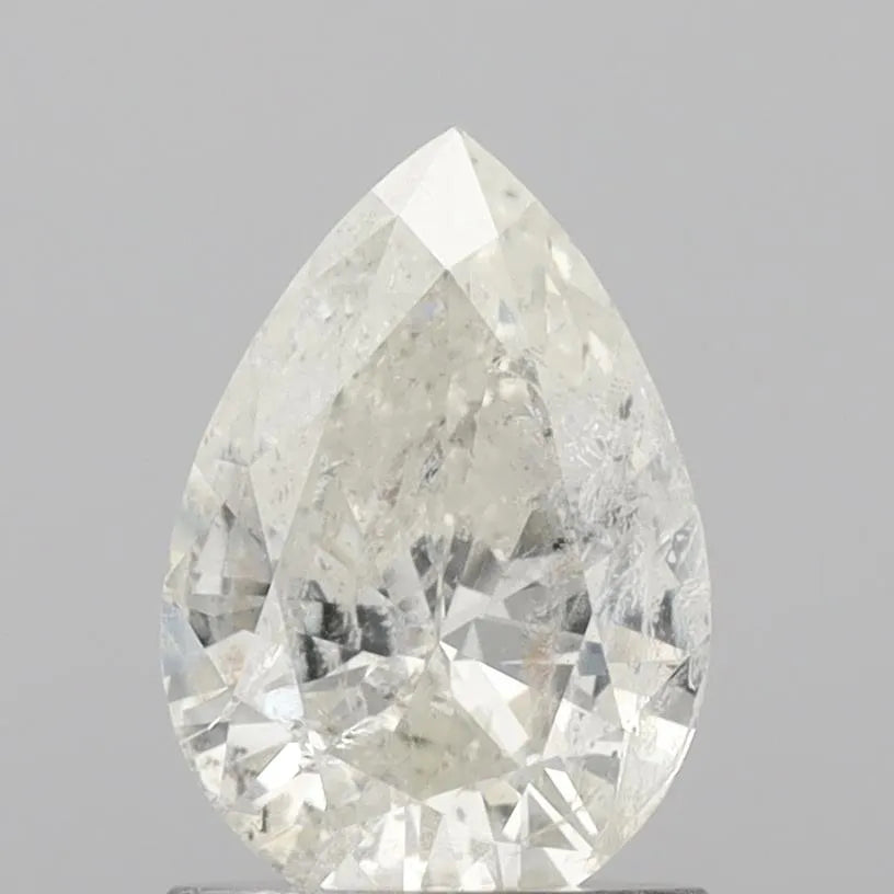 1.12ct Pear Natural Diamond (Colour I, Clarity I1, Cut VG, IGI Certified)