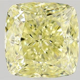 1.17ct Cushion modified Natural Diamond (Colour Fancy Light Yellow, Clarity VVS1, Cut EX, GIA Certified)