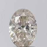 1.20ct Oval Natural Diamond (Colour K, Clarity I1, Cut EX, IGI Certified)
