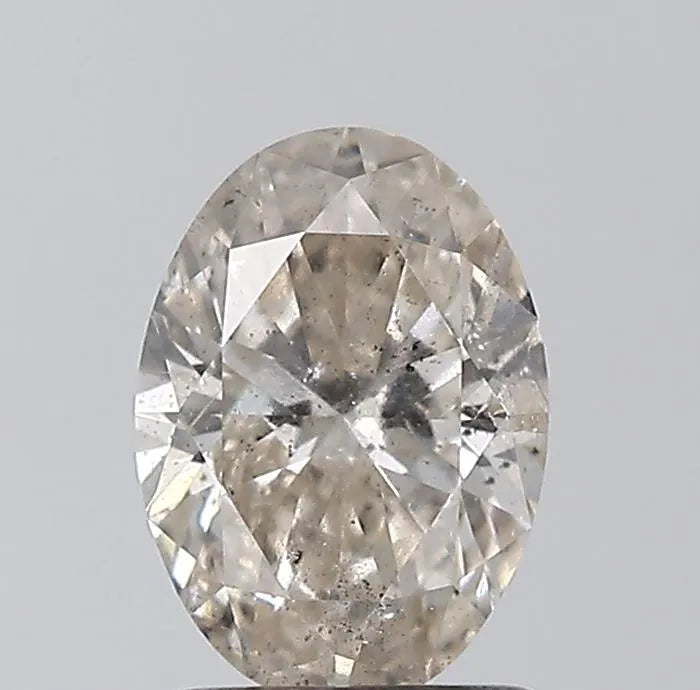 1.20ct Oval Natural Diamond (Colour K, Clarity I1, Cut EX, IGI Certified)