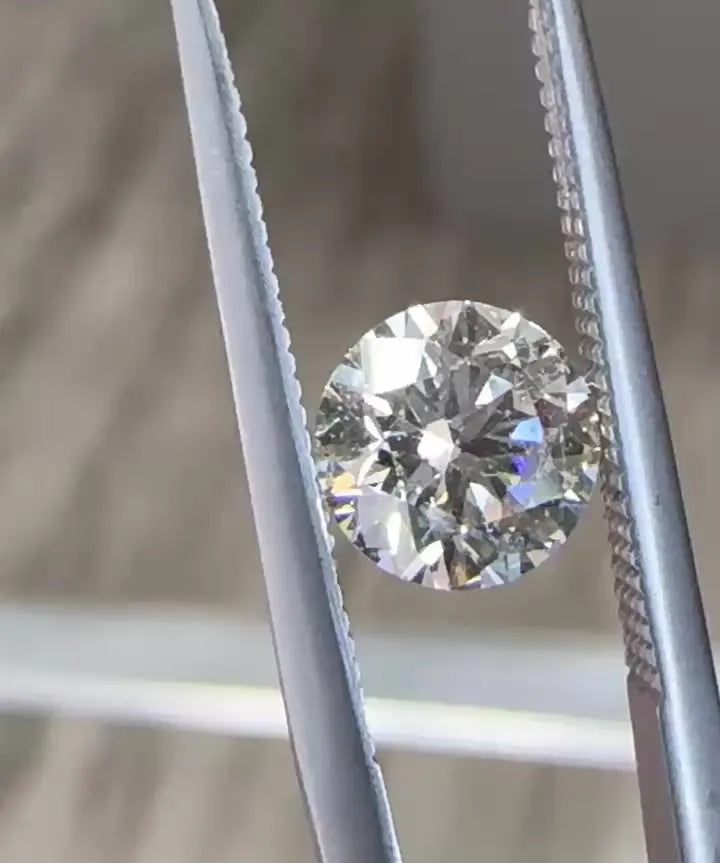 1.20ct Round Natural Diamond (Colour I, Clarity SI1, Cut ID, EGL Certified)