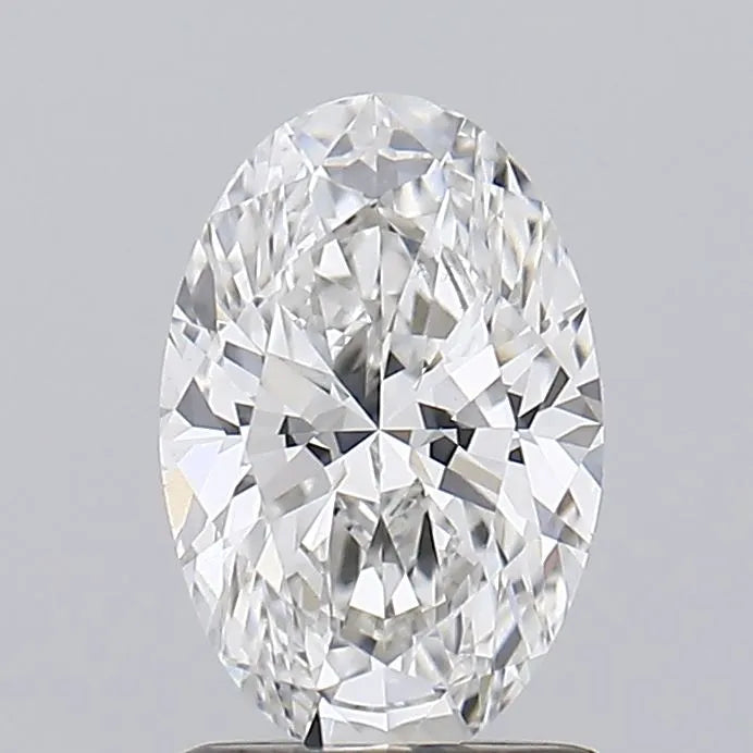1.22ct Oval Lab Grown Diamond (Colour F, Clarity VVS2, IGI Certified)