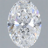 1.23ct Oval Lab Grown Diamond (Colour D, Clarity VVS1, IGI Certified)