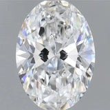 1.23ct Oval Lab Grown Diamond (Colour E, Clarity IF, IGI Certified)